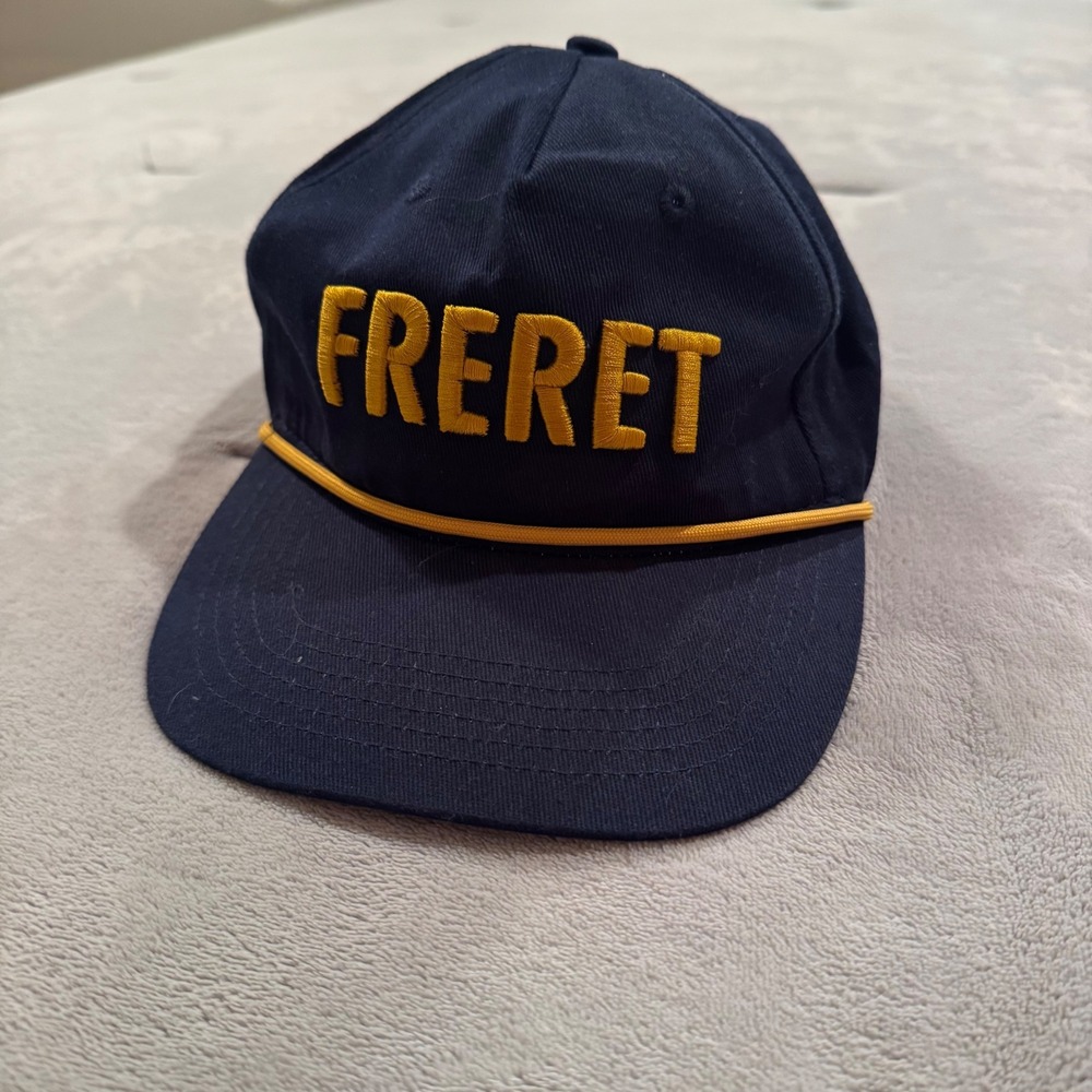 Krewe of Freret Cap Snapback Hat Mardi Gras New Orleans Navy Gold #BEMARDIGRAS